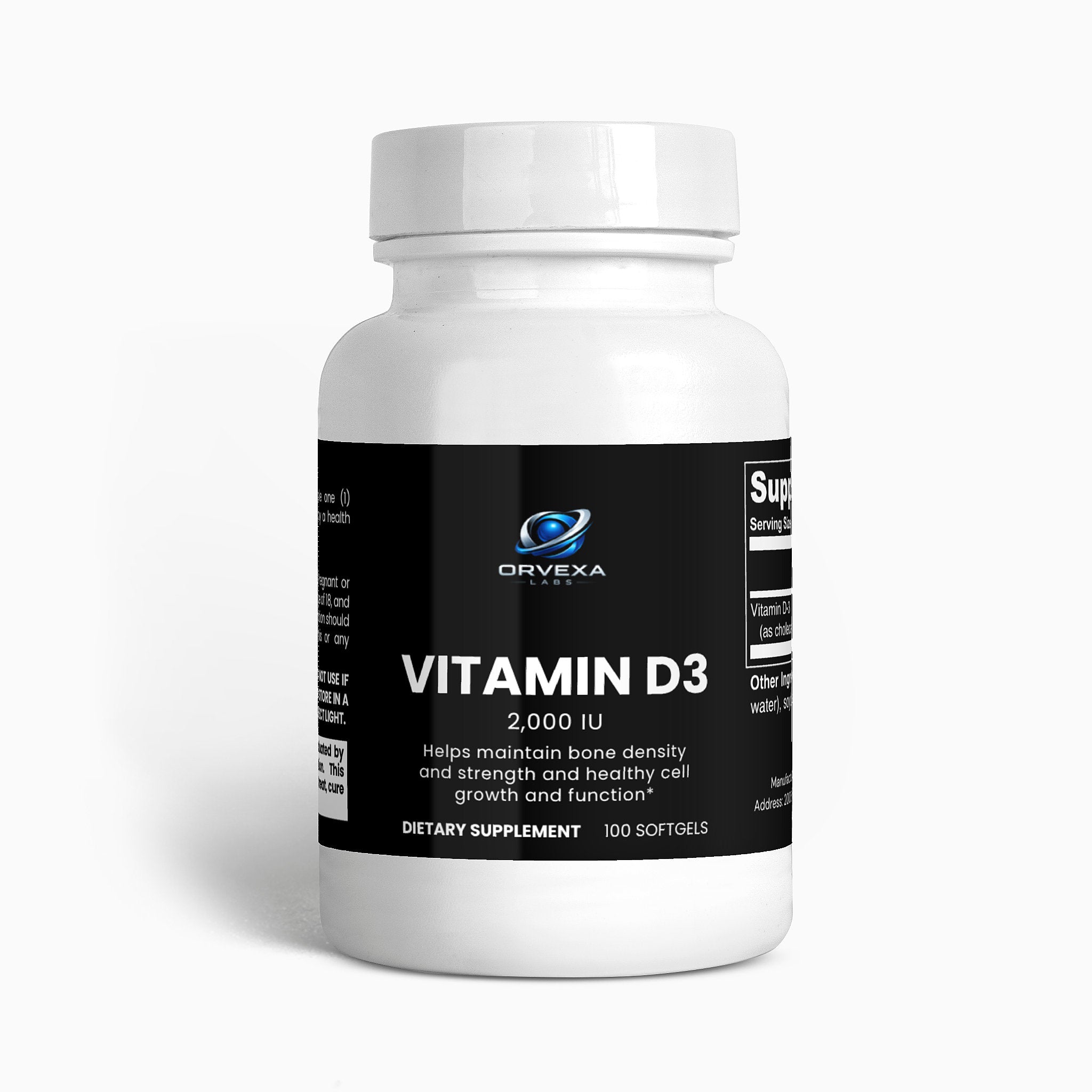 Orvexa Labs - Vitamin D3 2,000 IU