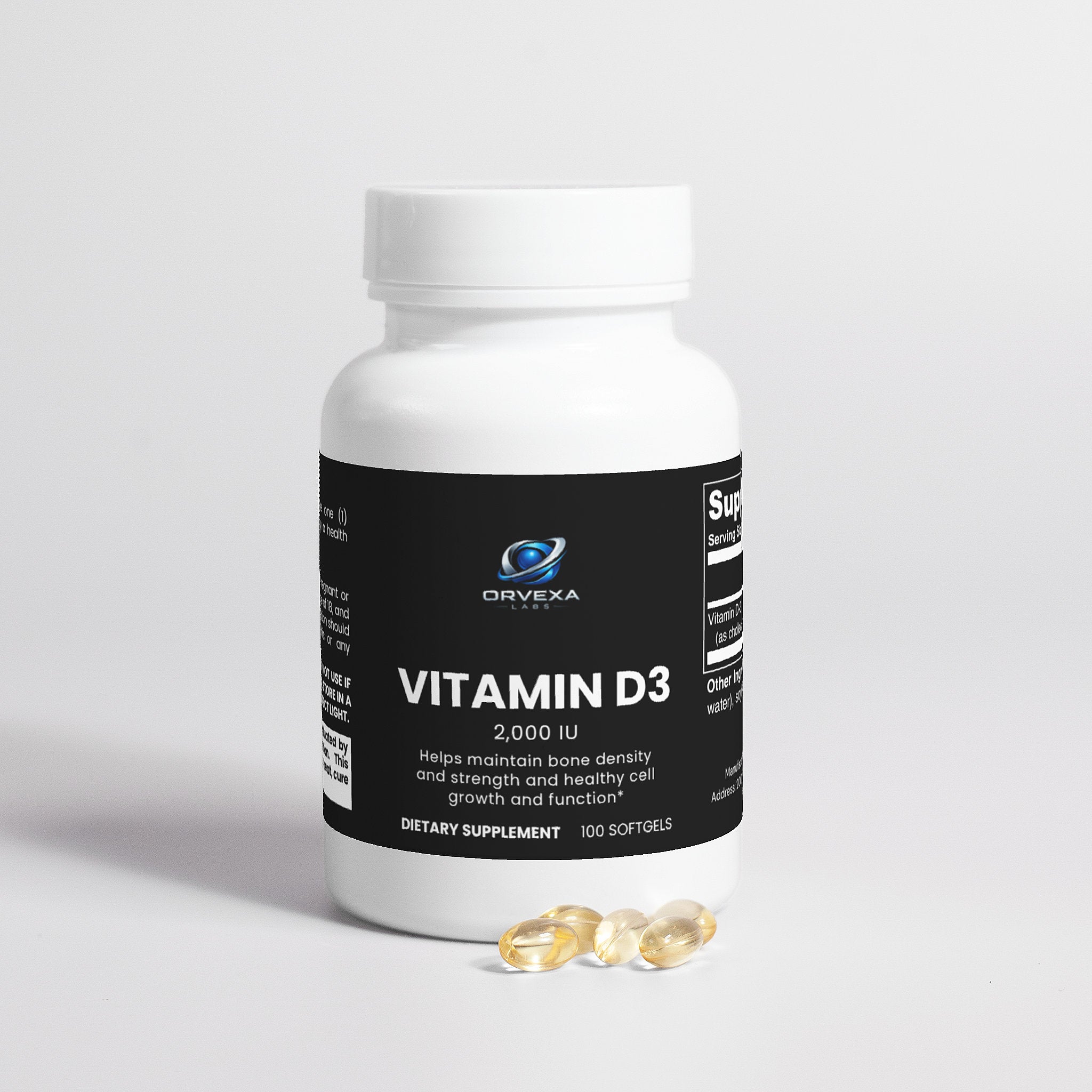 Orvexa Labs - Vitamin D3 2,000 IU