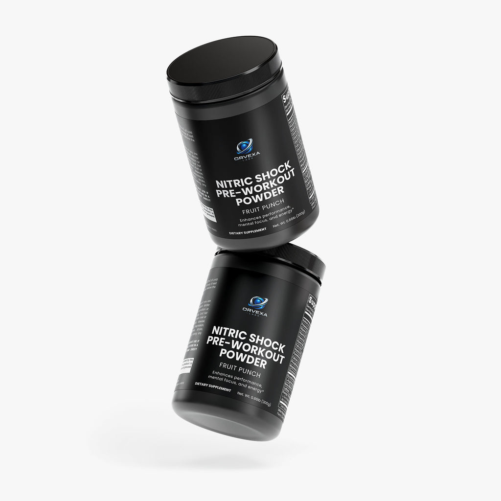 Orvexa Labs - Nitric Shock Pre-Workout Powder (Fruit Punch)