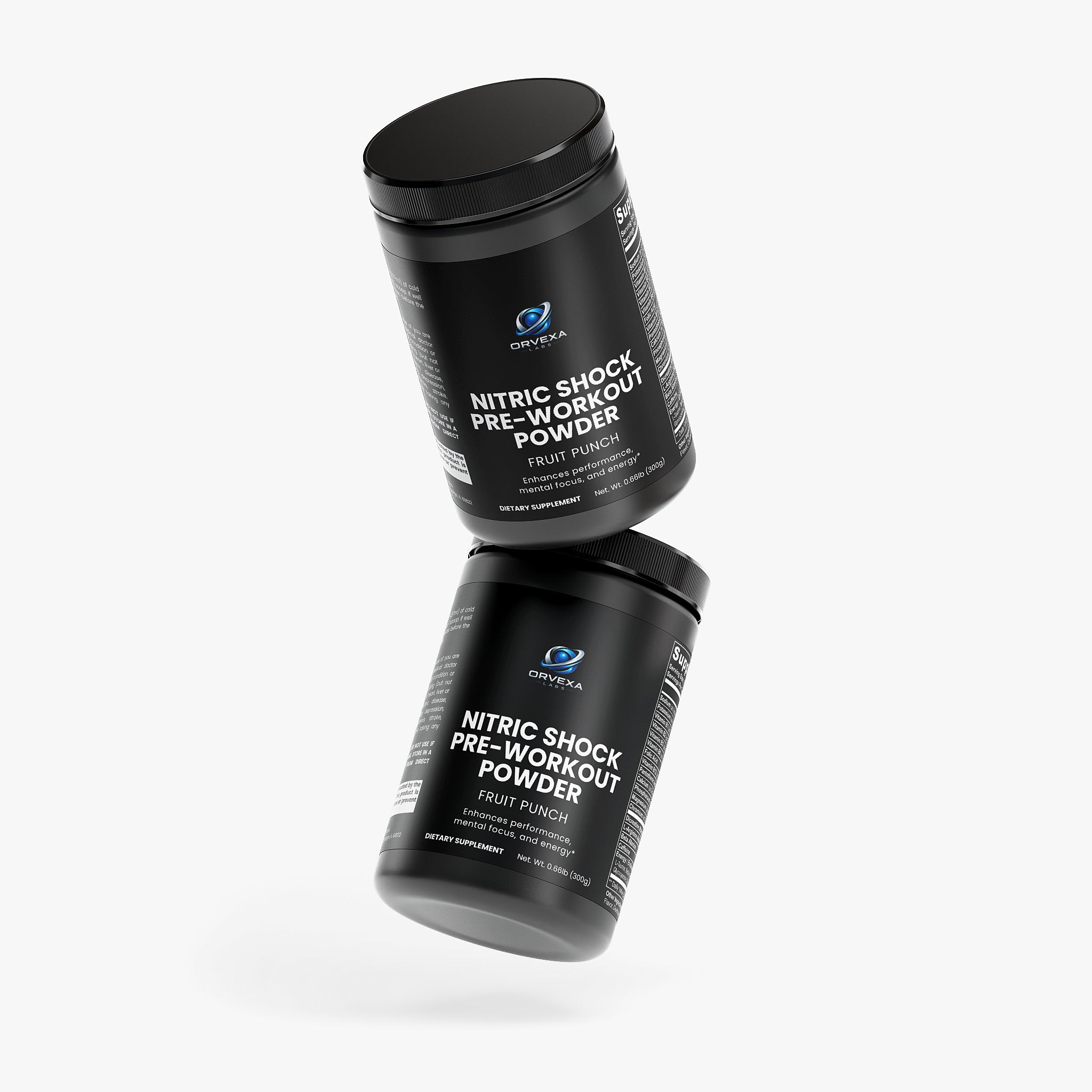 Orvexa Labs - Nitric Shock Pre-Workout Powder (Fruit Punch)